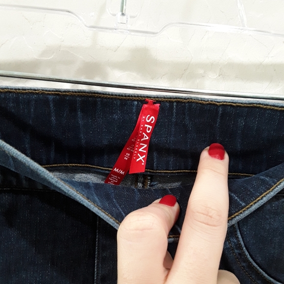 COPY - Spanx | Distressed Skinny Raw Hem Jeggings… - Picture 6 of 6